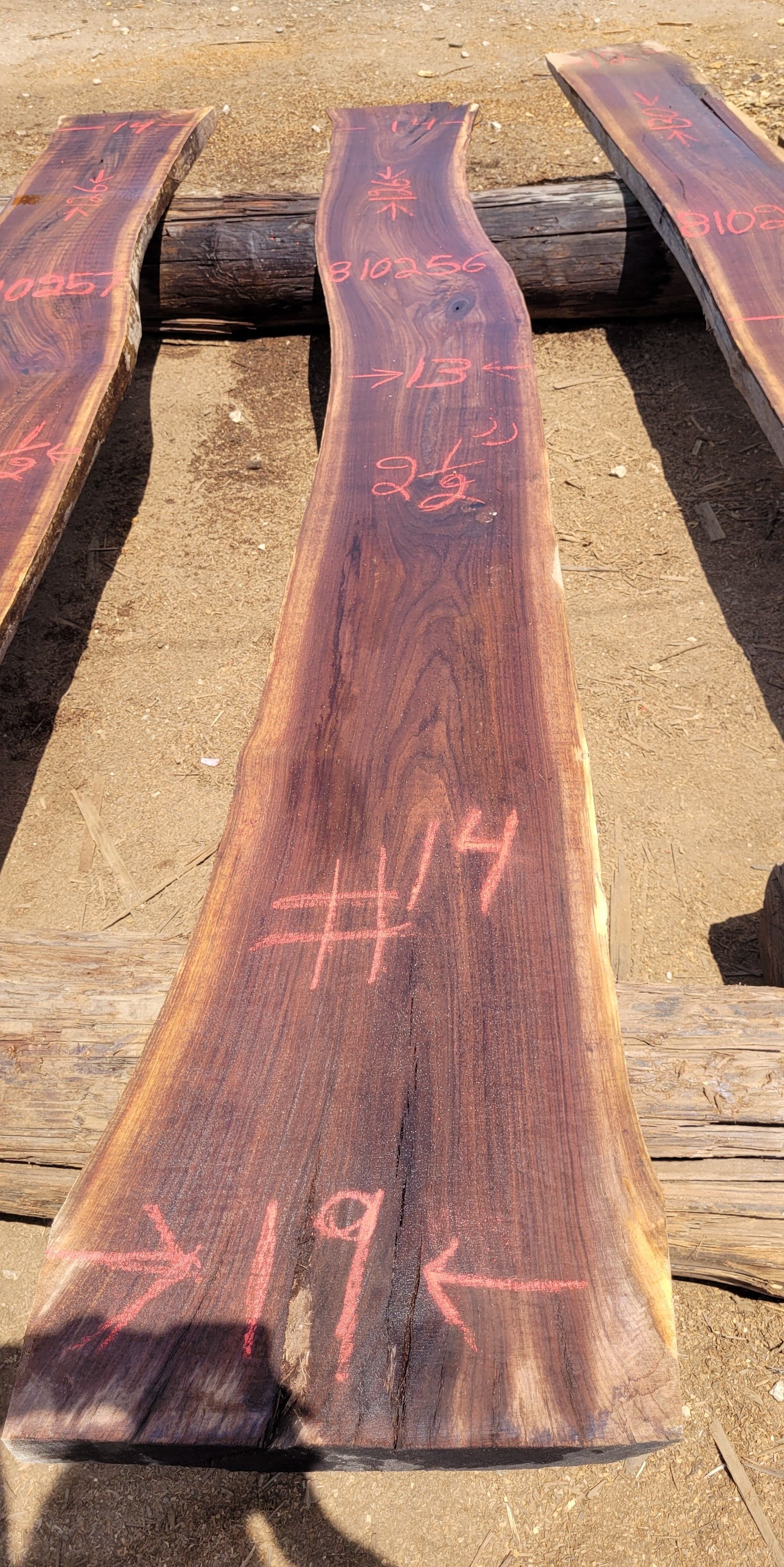 待望のTH-①搭載＜税送料3130円込＞WOOD 31.5 ㌅ 　他激安案内有り Black Walnut Slabs - Available — harden SAWMILL